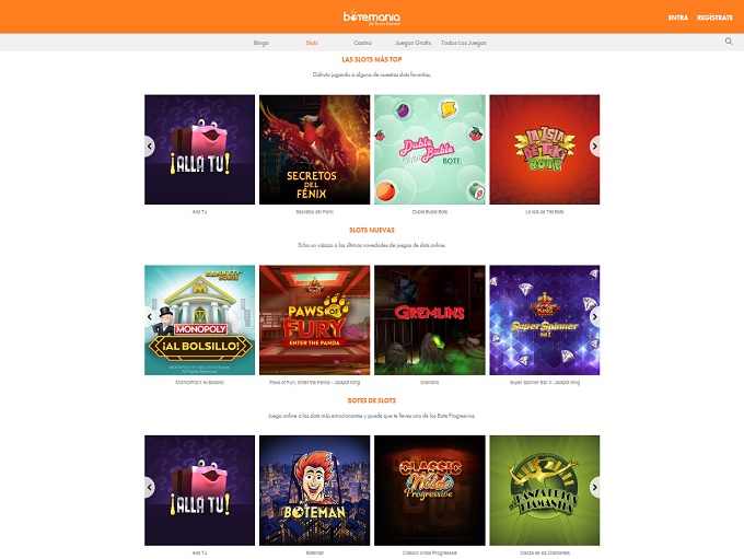 Botemanía - juegos de casino