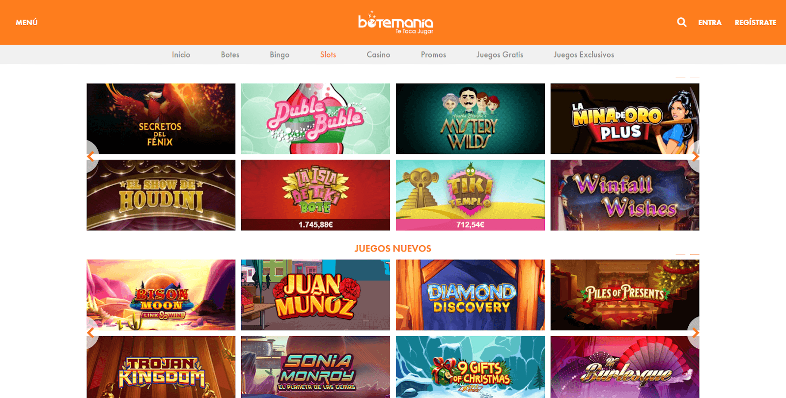 Botemanía - juegos de casino